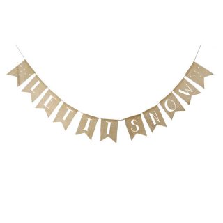 Jute slinger | Let it snow