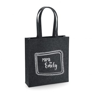 Shopping bag antraciet | Vilt