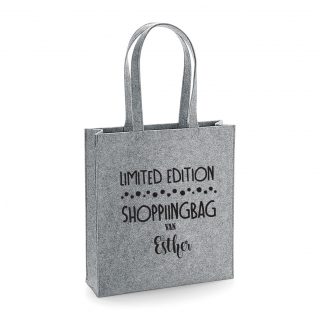 Shopping bag grijs | Vilt